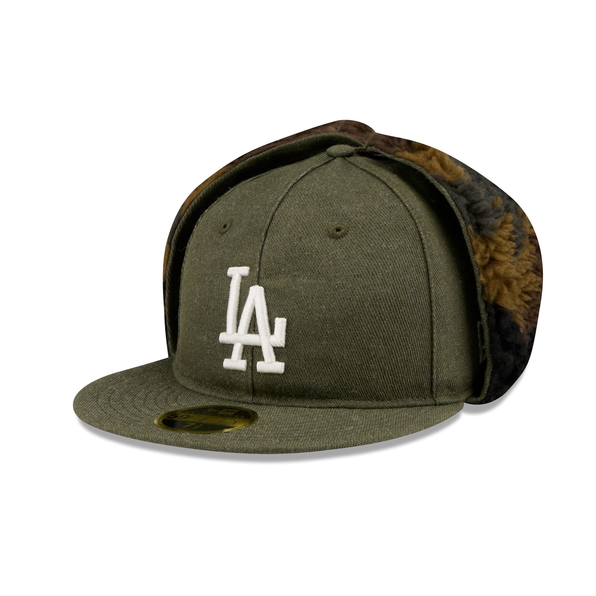 Los Angeles Dodgers Three Looms Cotton Twill Camo Retro Crown Dog Ear