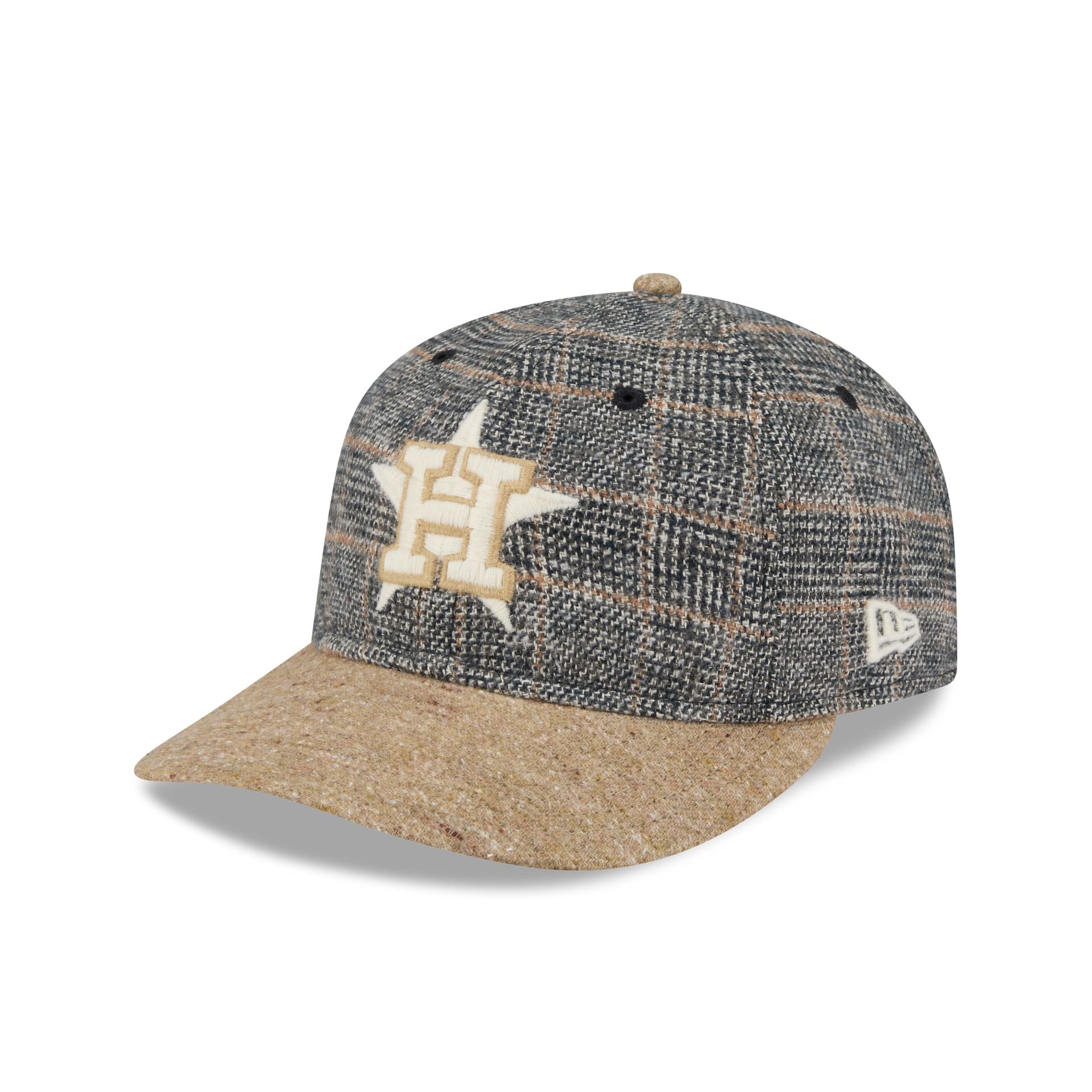 Houston Astros Three Looms Vintage Tweed Retro Crown 59FIFTY Fitted Ha