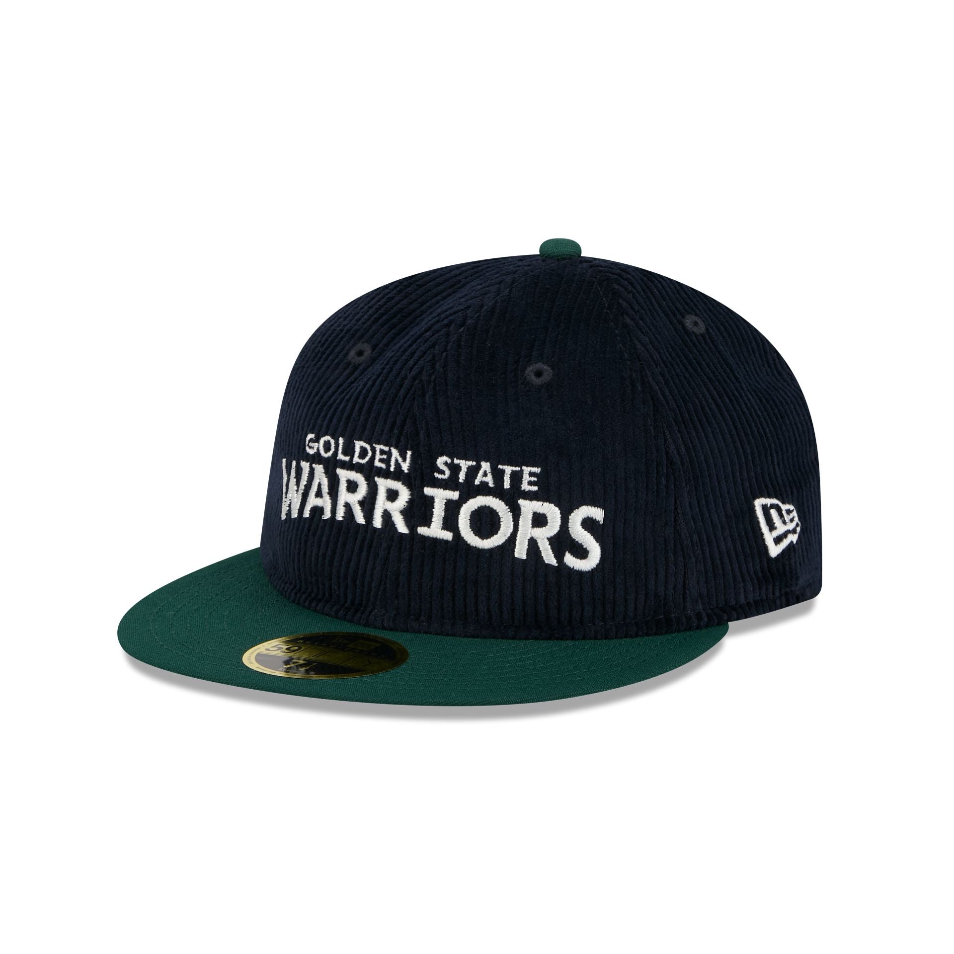 Just Caps Plaid Interior Golden State Warriors Retro Crown 59FIFTY Fit