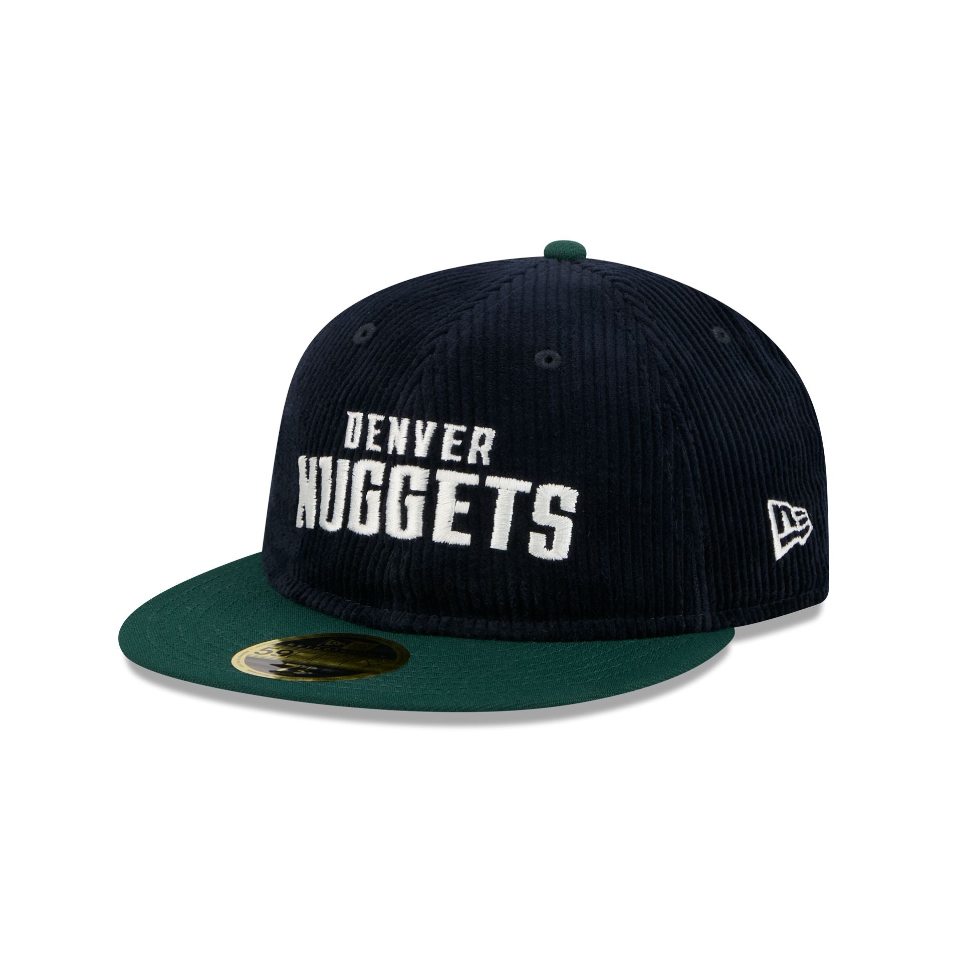 Just Caps Plaid Interior Denver Nuggets Retro Crown 59FIFTY Fitted Hat