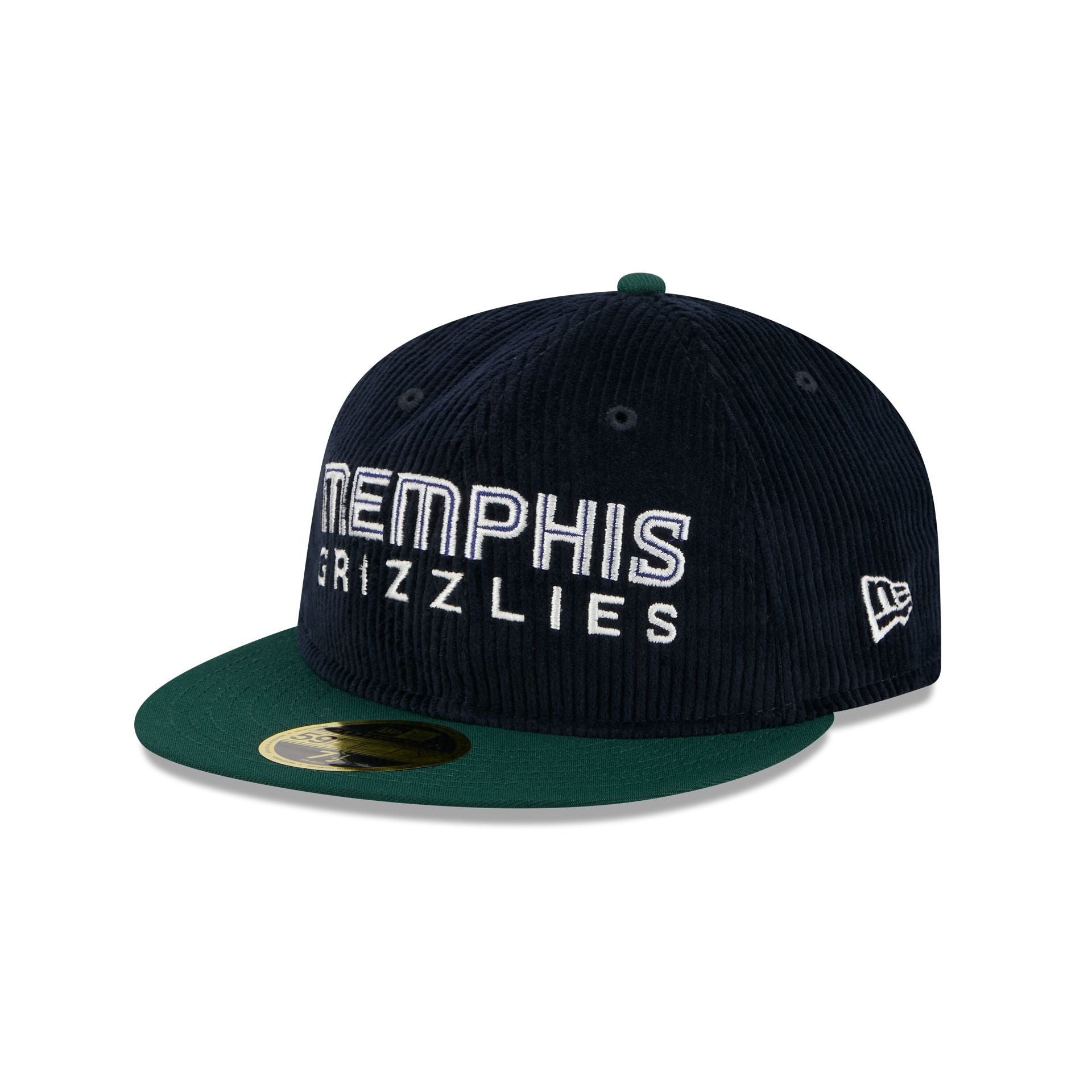 Just Caps Plaid Interior Memphis Grizzlies Retro Crown 59FIFTY Fitted