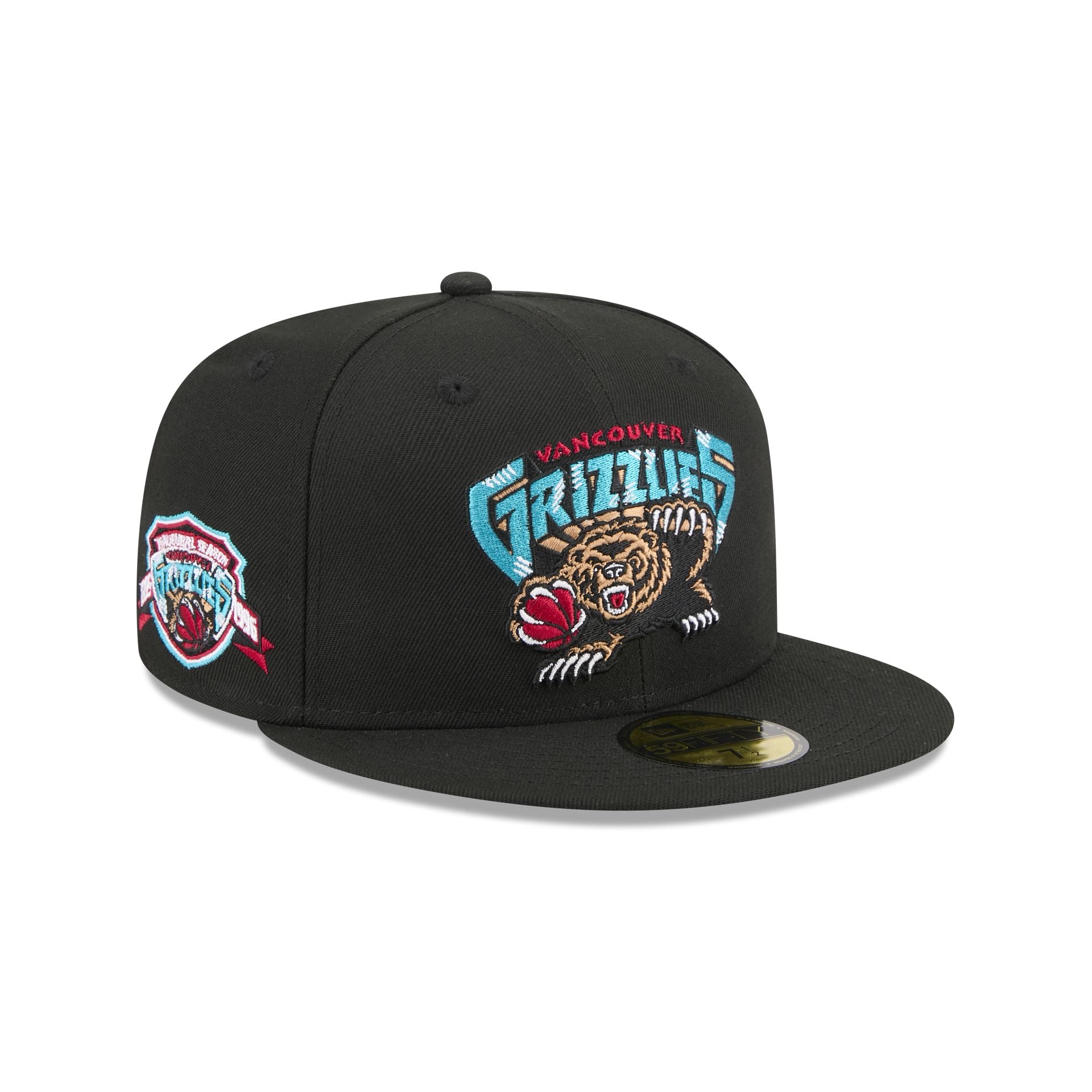 Vancouver Grizzlies 1995-2001 Hardwood Classics Sidepatch 59FIFTY Fitt