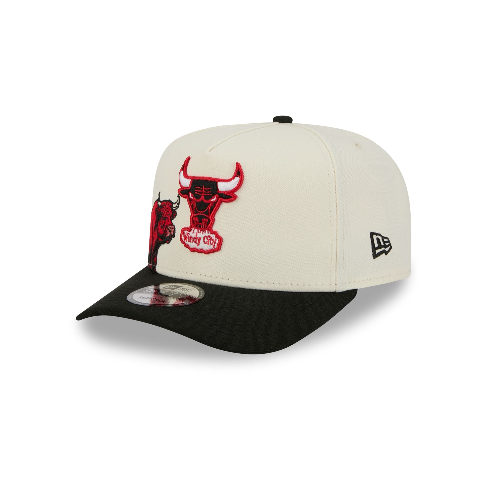 Chicago Bulls 1960-1970 Hardwood Classics Chrome White 9FIFTY A-Frame