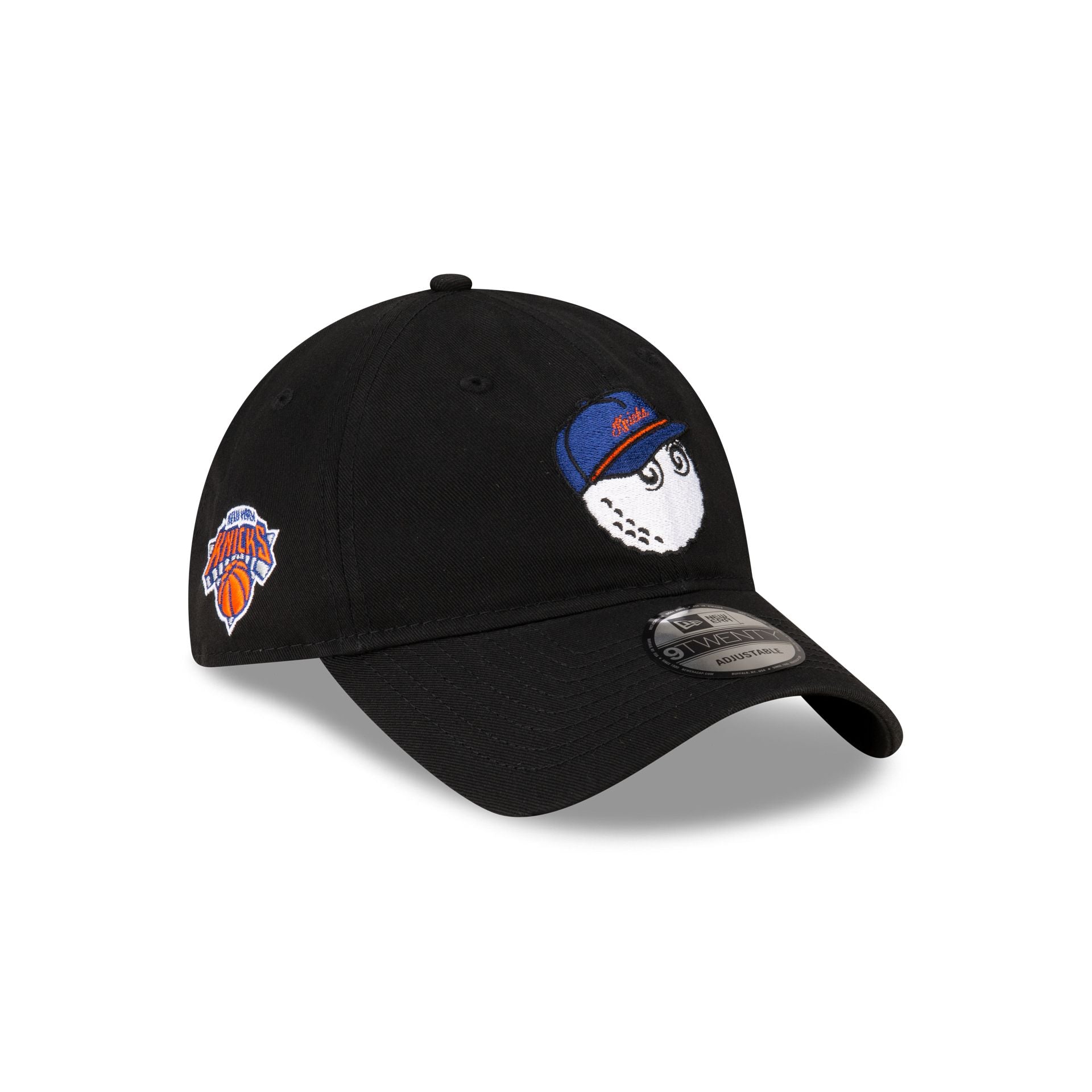 Malbon x New York Knicks Black 9TWENTY Adjustable Hat