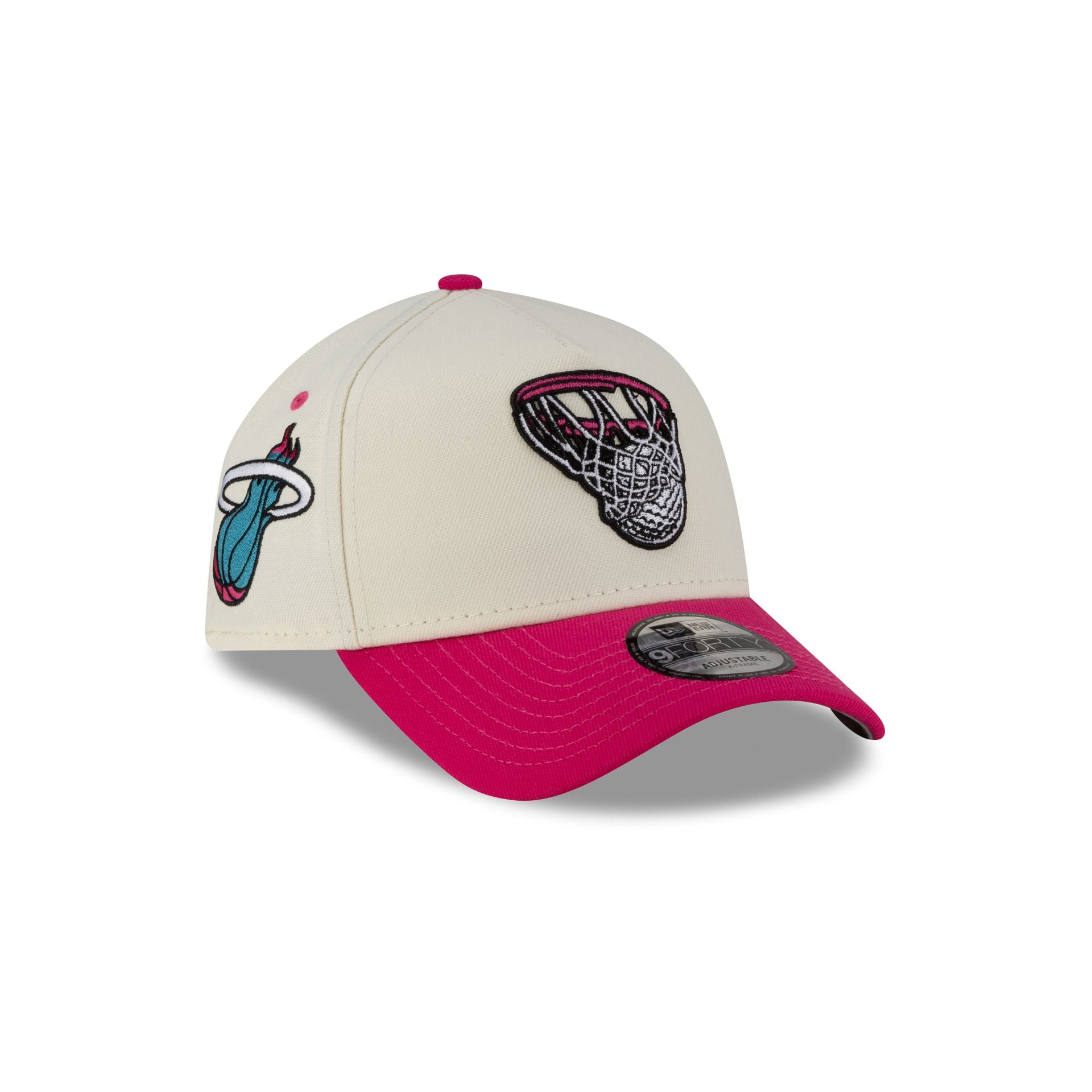 Eastside Golf x Miami Heat 9FORTY A-Frame Snapback Hat
