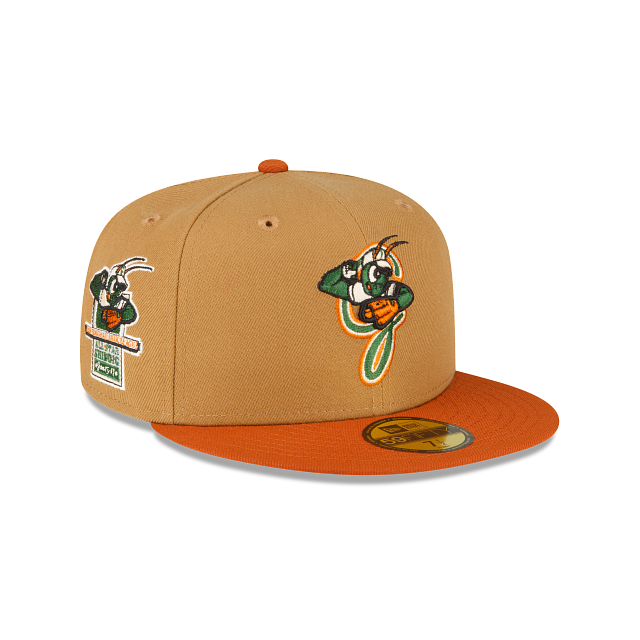 Greensboro Grasshoppers Wheat 59FIFTY Fitted Hat