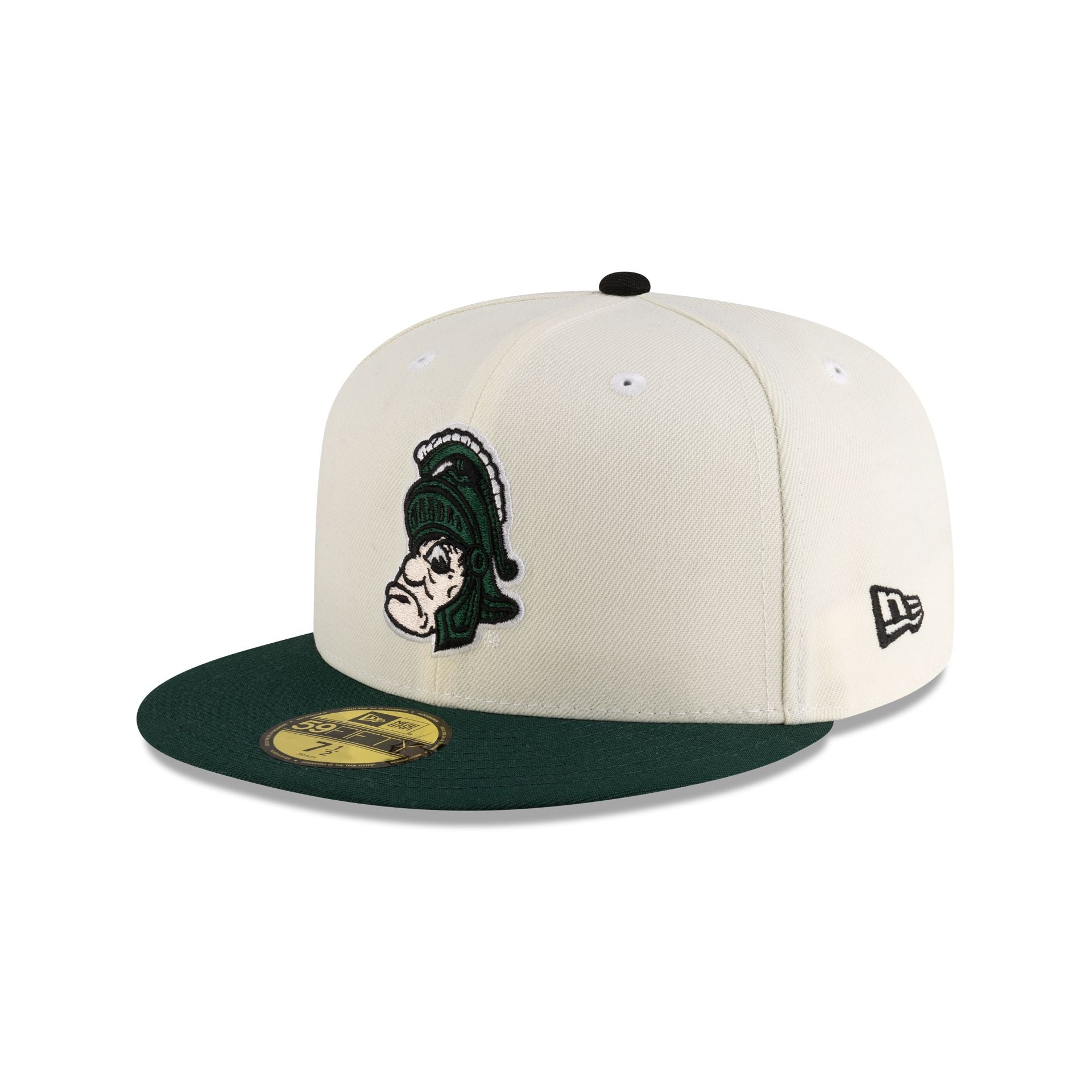 Michigan State Spartans College Vault Chrome Green 59FIFTY Fitted Hat
