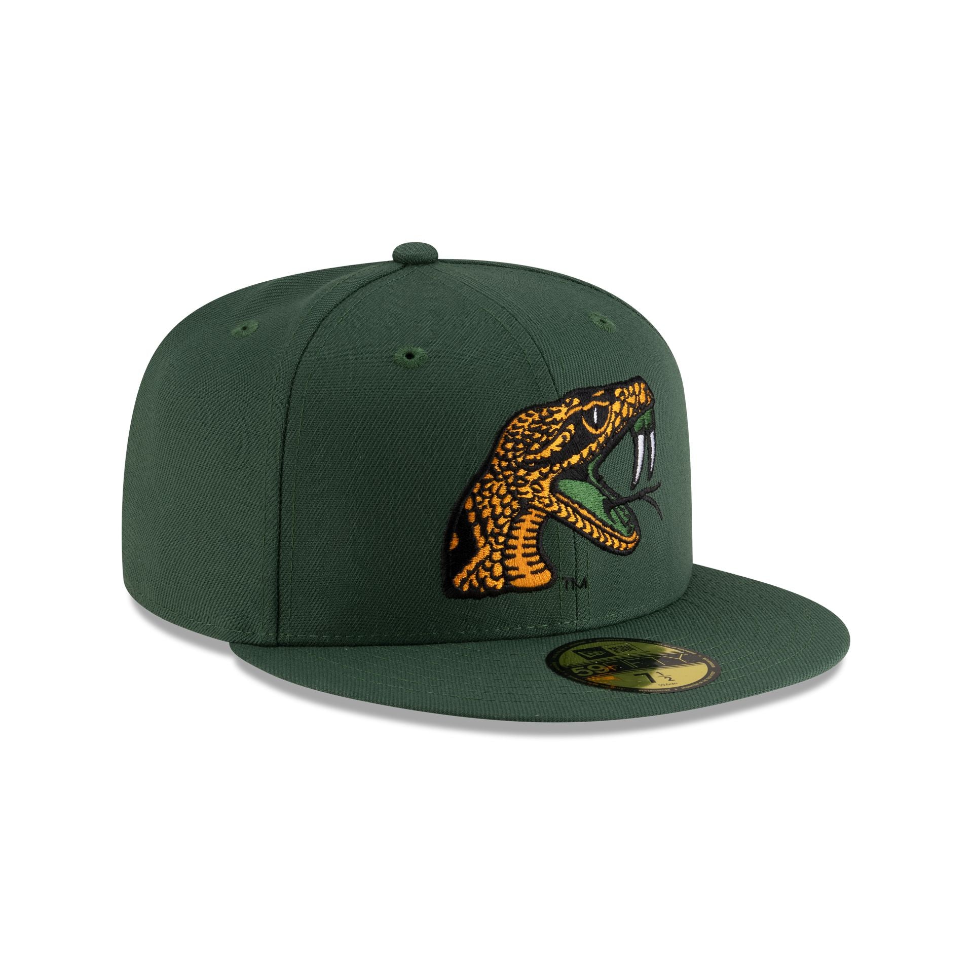 FAMU Rattlers Green 59FIFTY Fitted Hat