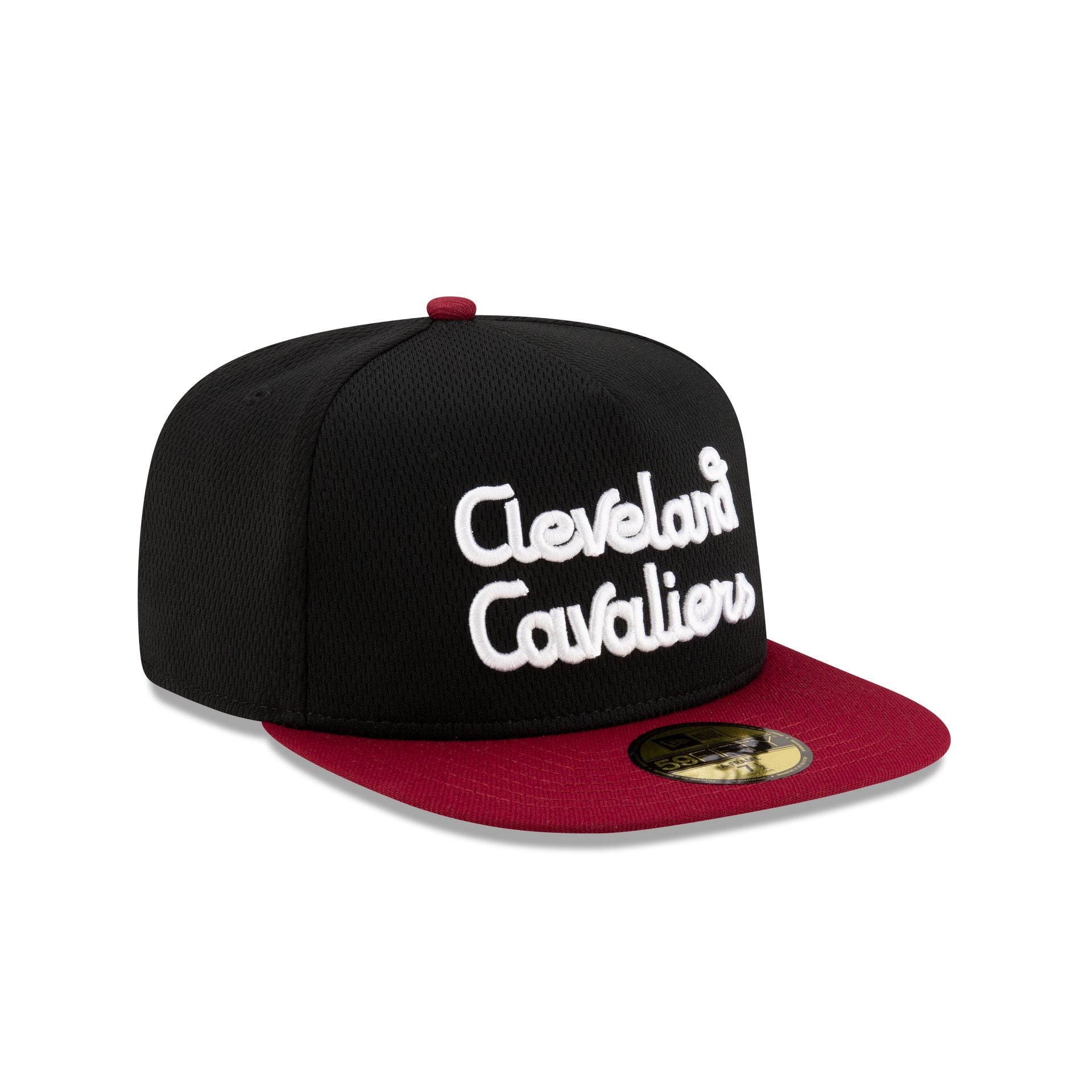 70902694_59FIFTYAF_5950NBASCRIPT_CLECAV_BLK_3QR