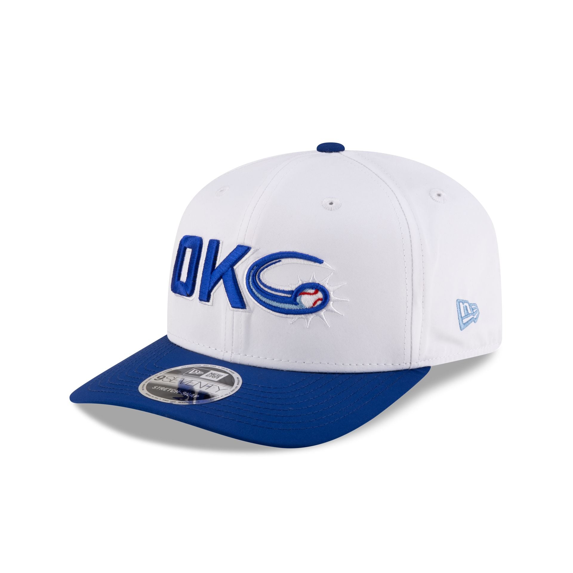 Oklahoma City Comets Optic White 9SEVENTY Stretch-Snap Hat