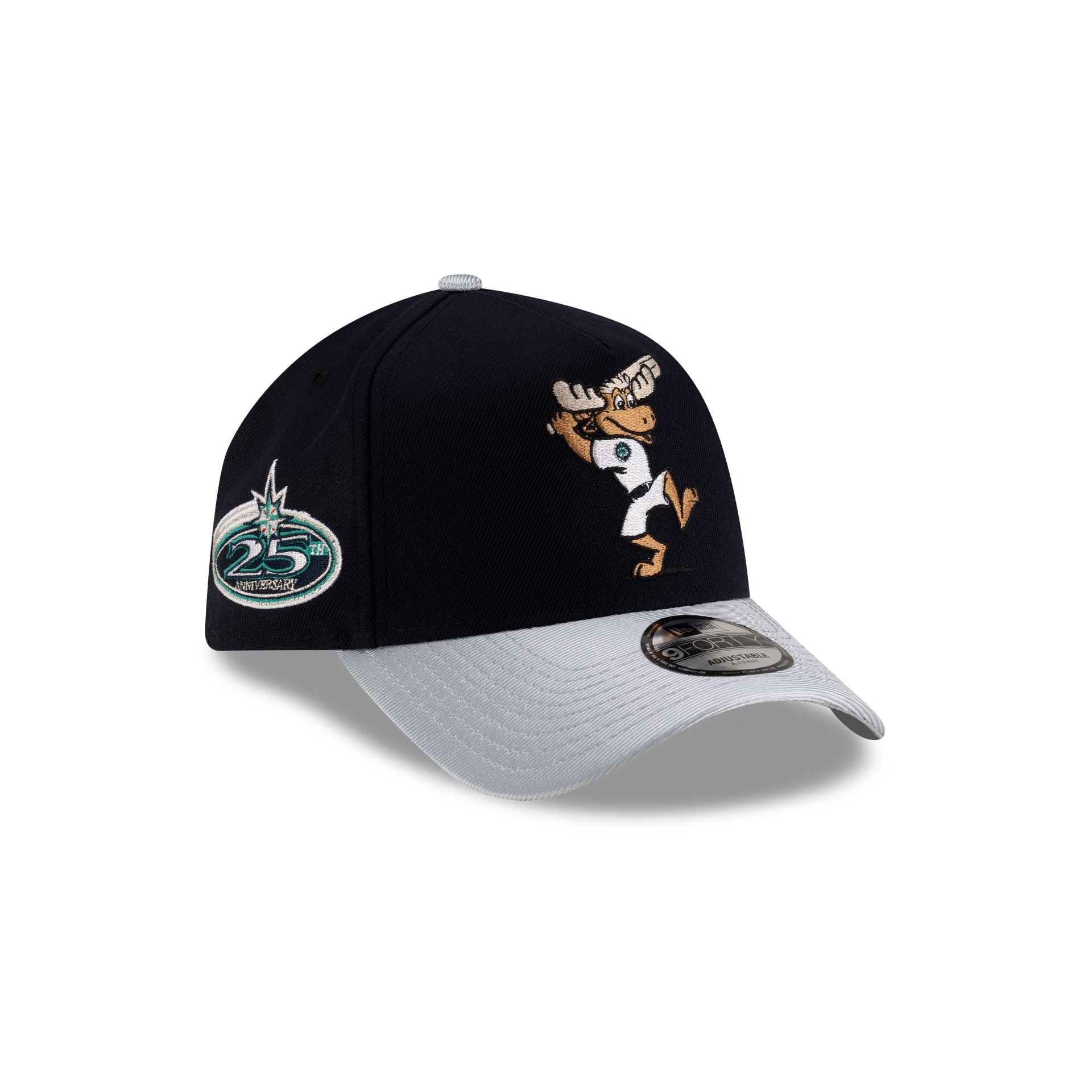 Seattle Mariners Mascot Navy 9FORTY A-Frame Snapback Hat