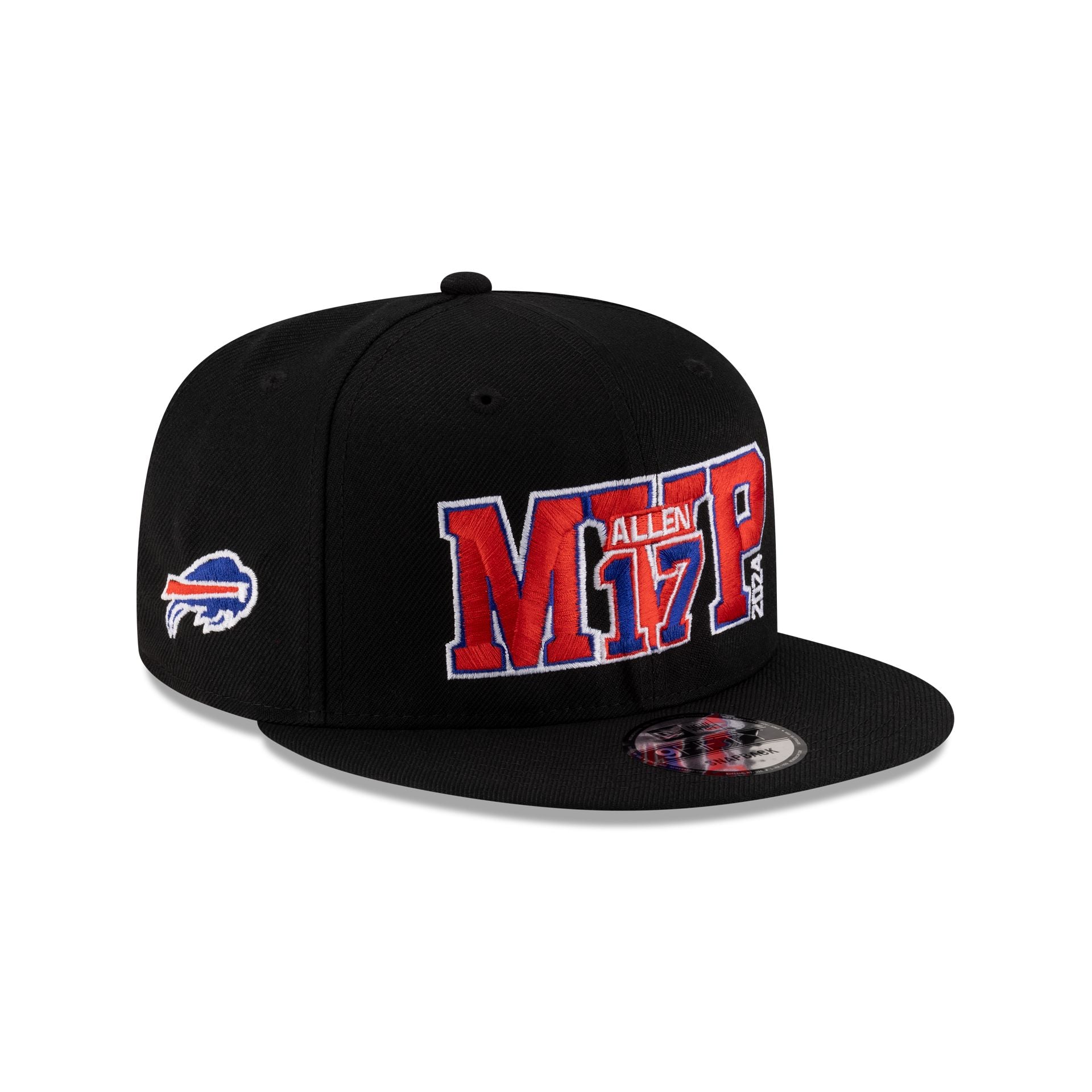 Buffalo Bills Josh Allen 2024 MVP Black 9FIFTY Snapback Hat