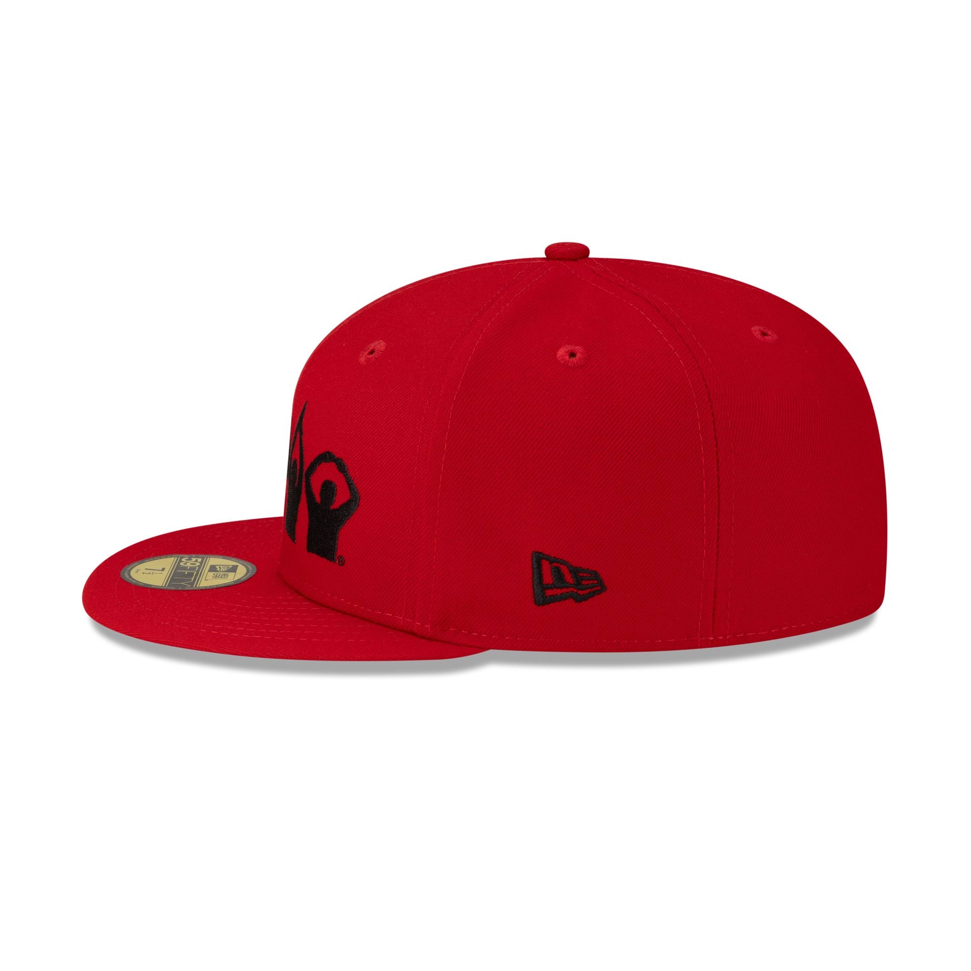 70964548_59FIFTY_COLLEGE25_HANDSIGNS_OHIBUC_RED_LSIDE