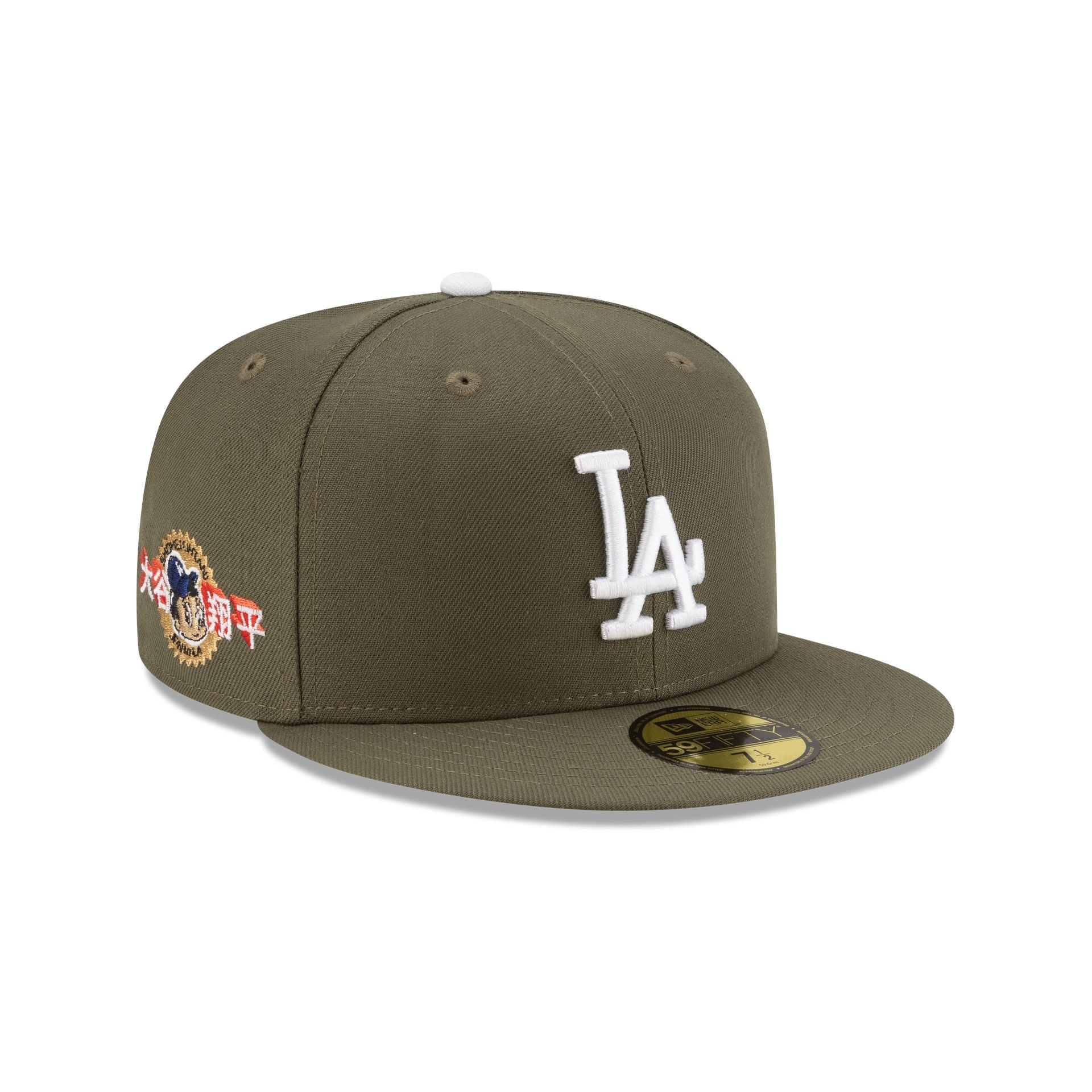 Los Angeles Dodgers Shohei Ohtani Olive 59FIFTY Fitted Hat