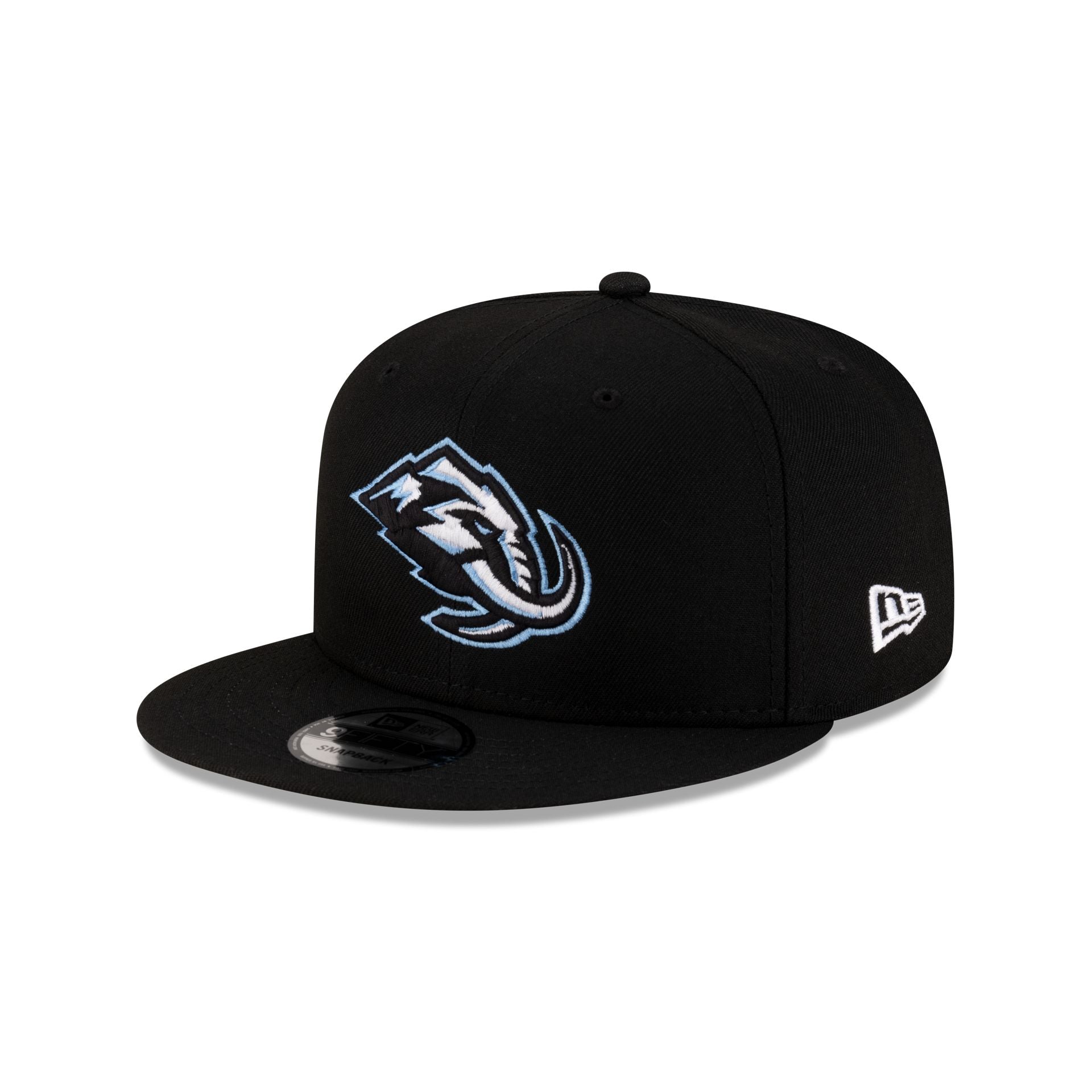 Utah Mammoth Black 9FIFTY Snapback Hat