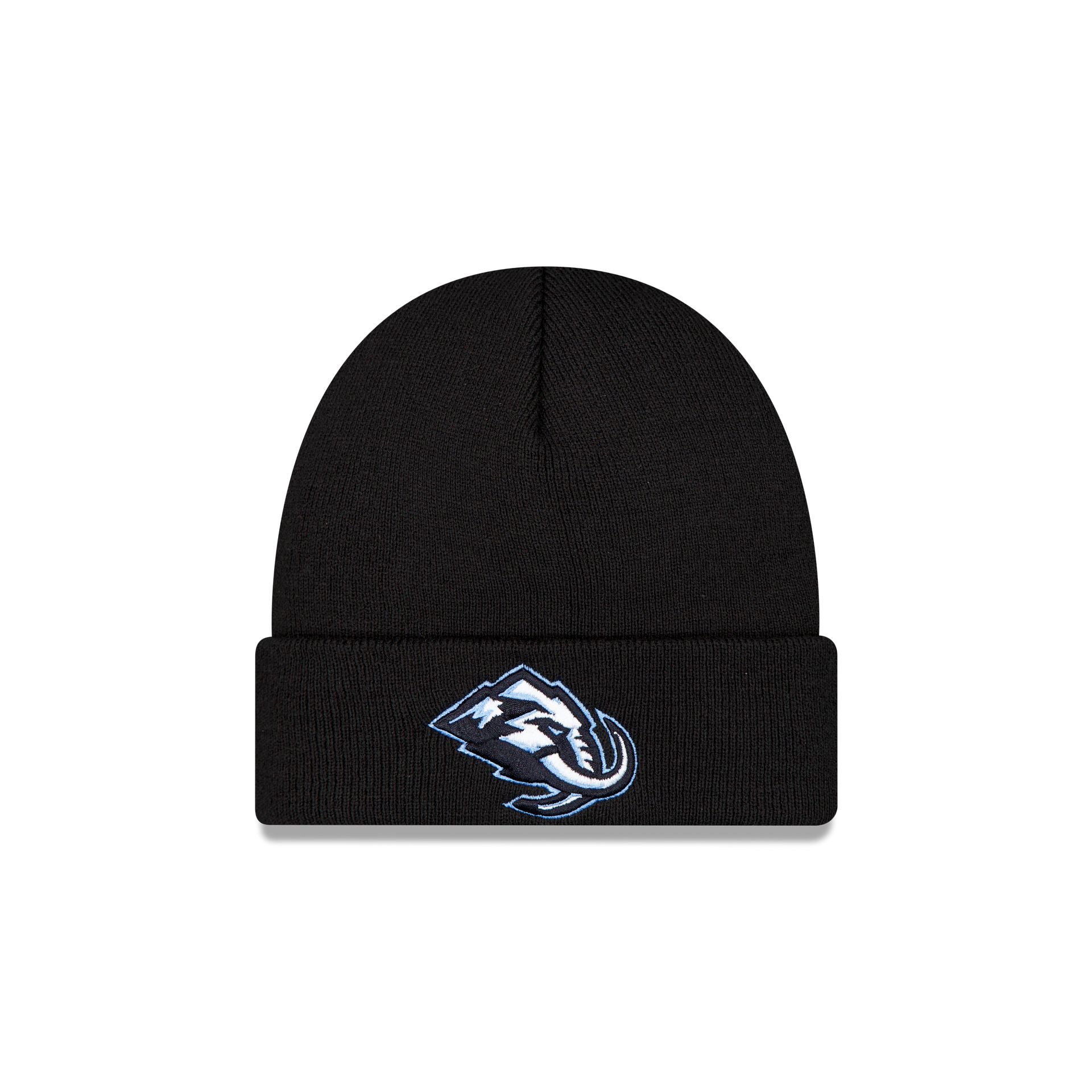 Utah Mammoth Black Cuff Knit Beanie