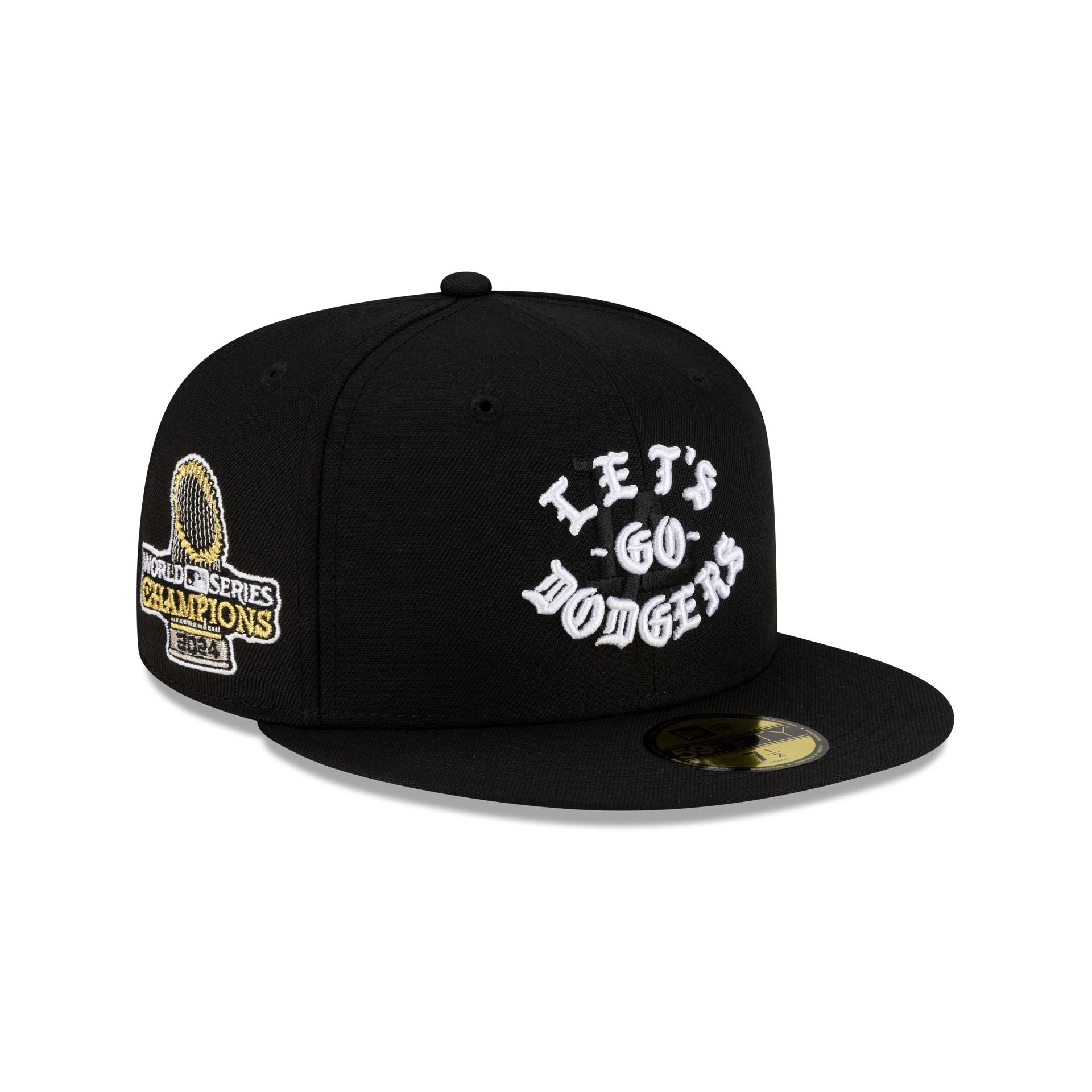 Born x Raised x Los Angeles Dodgers Let's Go World Series Black 59FIFT