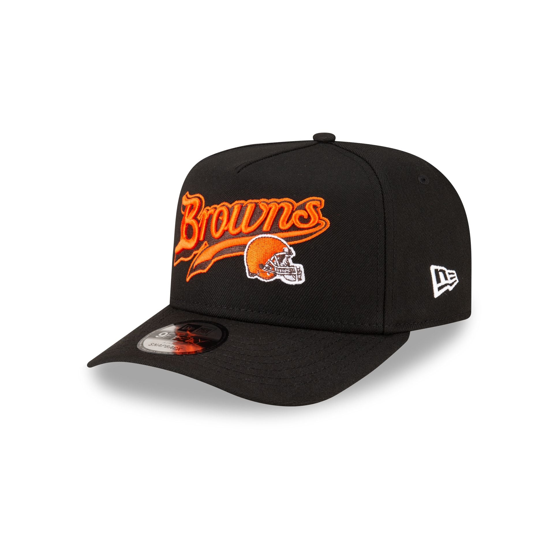 Born x Raised x Cleveland Browns Script Black 9FIFTY A-Frame Snapback