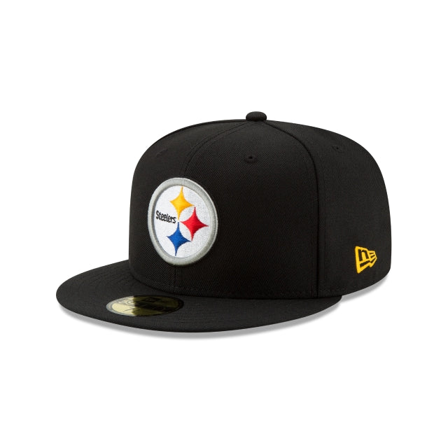 Pittsburgh Steelers Black 59FIFTY Fitted Hat